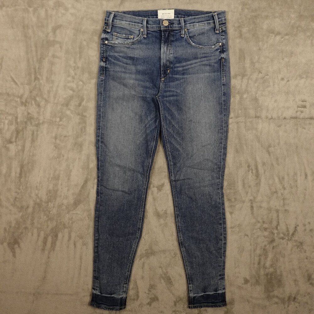 Mcguire jeans high rise skinny women's 31 blue‎ denim